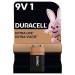Батарейка 6LR61 лужна, MN1604, блістер, 1 шт. Duracell (5015742/5006014/5014437/5015741)