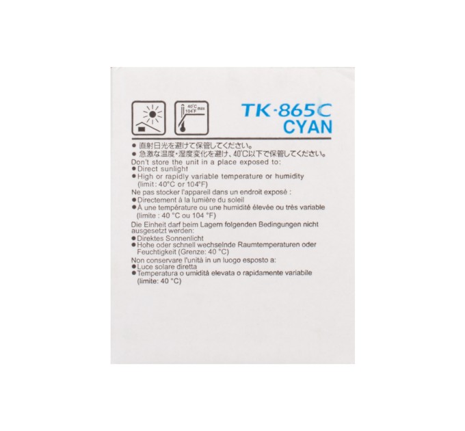 Тонер-картридж TK-865 блакитний Kyocera Mita (1T02JZCEU0)