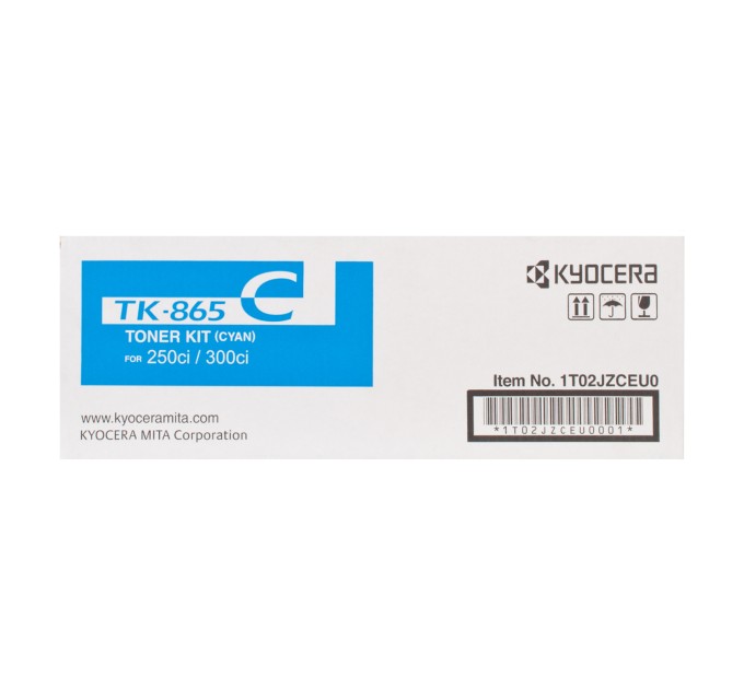 Тонер-картридж TK-865 блакитний Kyocera Mita (1T02JZCEU0)