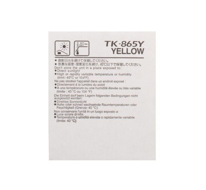 Тонер-картридж TK-865 жовтий Kyocera Mita (1T02JZAEU0)