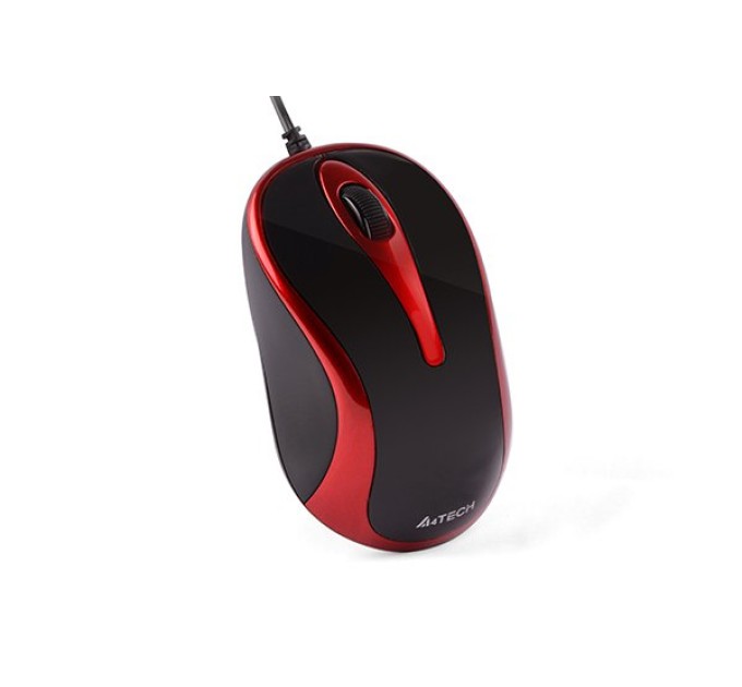 Миша USB V-Track червоно-чорна A4Tech (N-350-2)