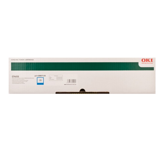 Тонер-картридж C9655 блакитний Oki (43837135)