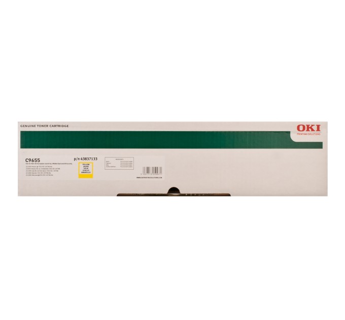Тонер-картридж C9655 жовтий Oki (43837133)