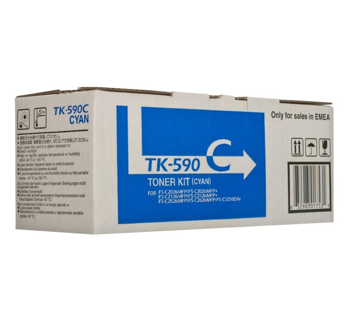 Тонер-картридж TK-590C блакитний Kyocera Mita (1T02KVCNL0)