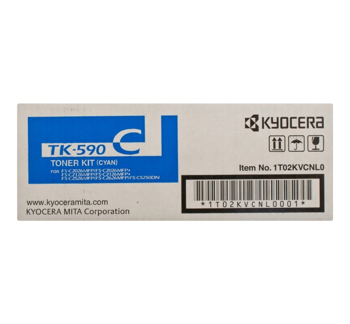 Тонер-картридж TK-590C блакитний Kyocera Mita (1T02KVCNL0)