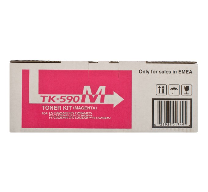 Тонер-картридж TK-590M пурпуровий Kyocera Mita (1T02KVBNL0)
