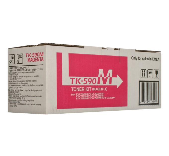 Тонер-картридж TK-590M пурпуровий Kyocera Mita (1T02KVBNL0)