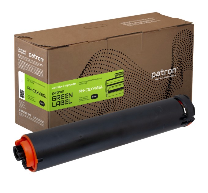 Тонер-картридж сумісний Canon C-EXV18 Green Label Patron (PN-CEXV18GL)