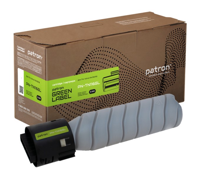 Тонер-картридж сумісний Konica Minolta TN116 Green Label Patron (PN-TN116GL)