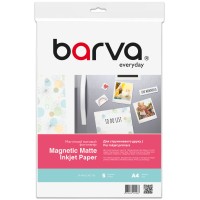 Фотопапір магнітний матовий 650 г/м2 (0.3 мм), А4, 5 арк Everyday Barva (IP-MAG-AE-T01)