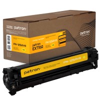 Картридж сумісний HP 125A (CB542A) жовтий Extra Patron (PN-125AYR)