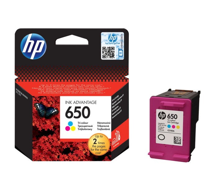 Картридж №650 кольоровий HP (CZ102AE)