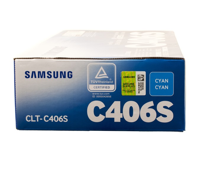 Тонер-картридж CLT-C406S блакитний Samsung (ST986A)