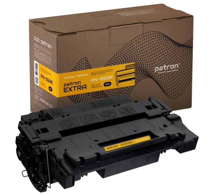 Картридж сумісний HP 55A (CE255A) Extra Patron (PN-55AR)