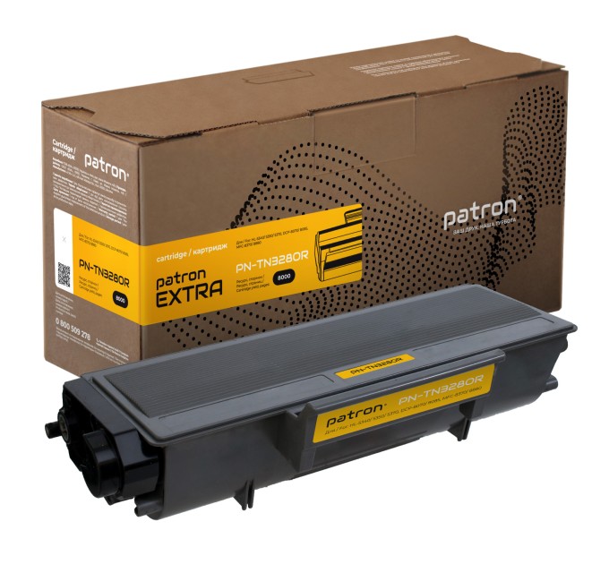 Тонер-картридж сумісний Brother TN-3280 Extra Patron (PN-TN3280R)