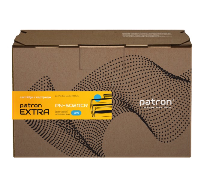Картридж сумісний HP 502A (Q6471A) блакитний Extra Patron (PN-502ACR)