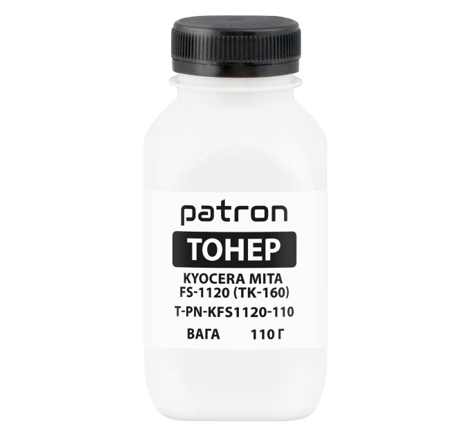 Тонер Kyocera Mita FS-1120 флакон, 110 г Patron (PN-KFS1120-110)