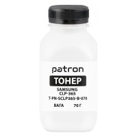 Тонер Samsung CLP-365 флакон, 70 г, чорний Patron (PN-SCLP365-B-070)