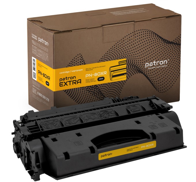 Картридж сумісний HP 80X (CF280X) Extra Patron (PN-80XR)