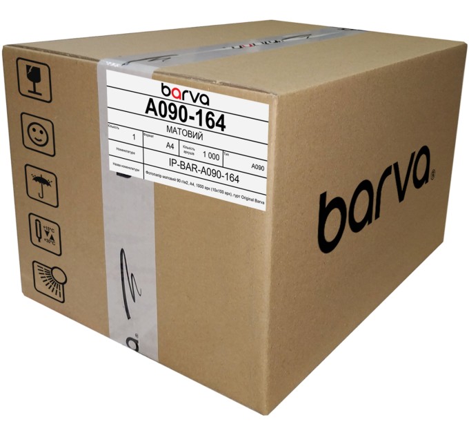 Фотопапір матовий 90 г/м2, А4, 1000 арк (10х100 арк), bulk Original Barva (IP-A090-164)