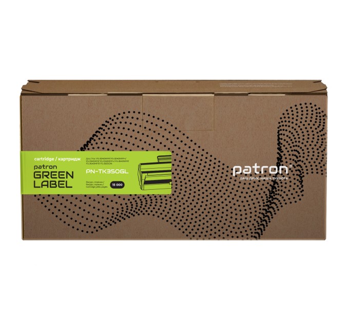 Тонер-картридж сумісний Kyocera Mita TK-350 Green Label Patron (PN-TK350GL)
