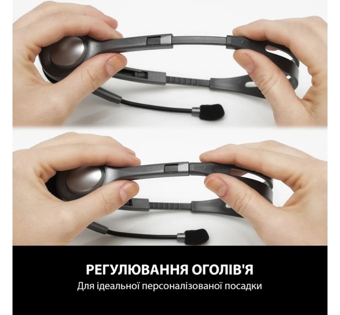 Гарнітура дротова  H110 Stereo, сіро-срібляста Logitech (981-000271)