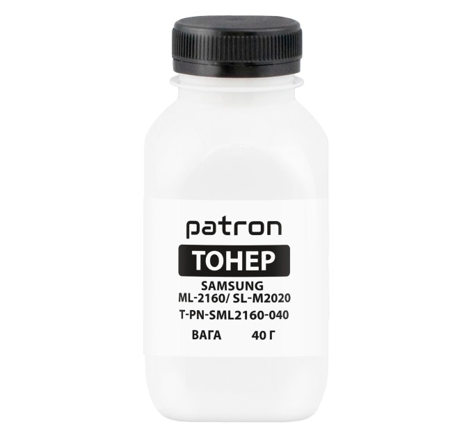 Тонер Samsung ML-2160/SL-M2020 флакон, 40 г Patron (PN-SML2160-040)