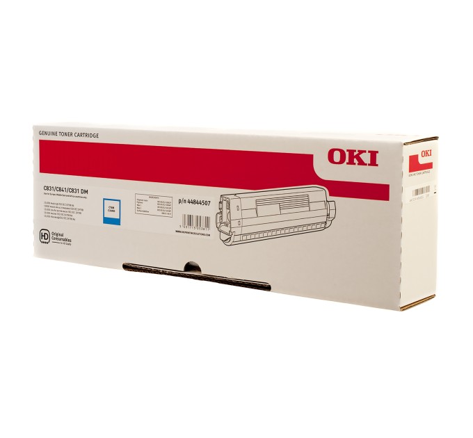 Тонер-картридж C831/841 блакитний Oki (44844507)