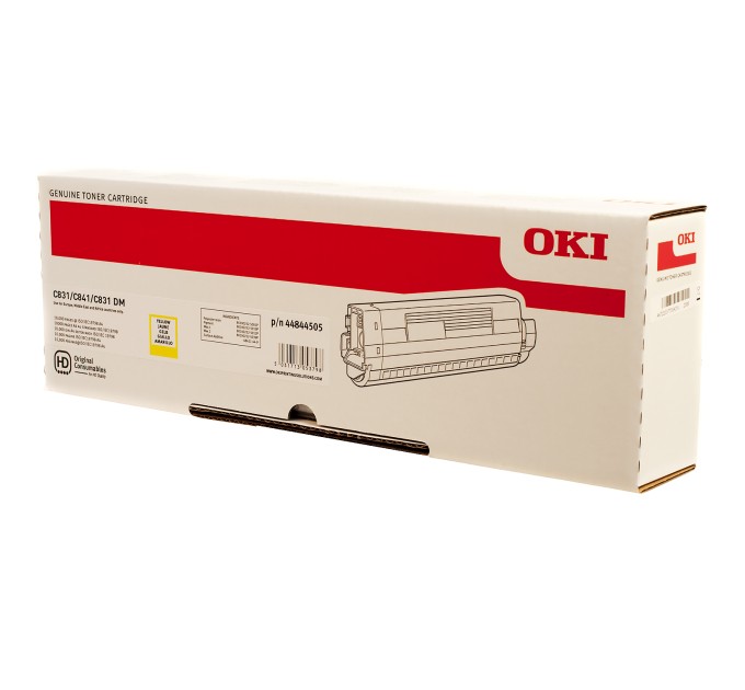 Тонер-картридж C831/841 жовтий Oki (44844505)