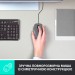 Миша USB M100 Optical, чорна Logitech (910-005003/910-006652)