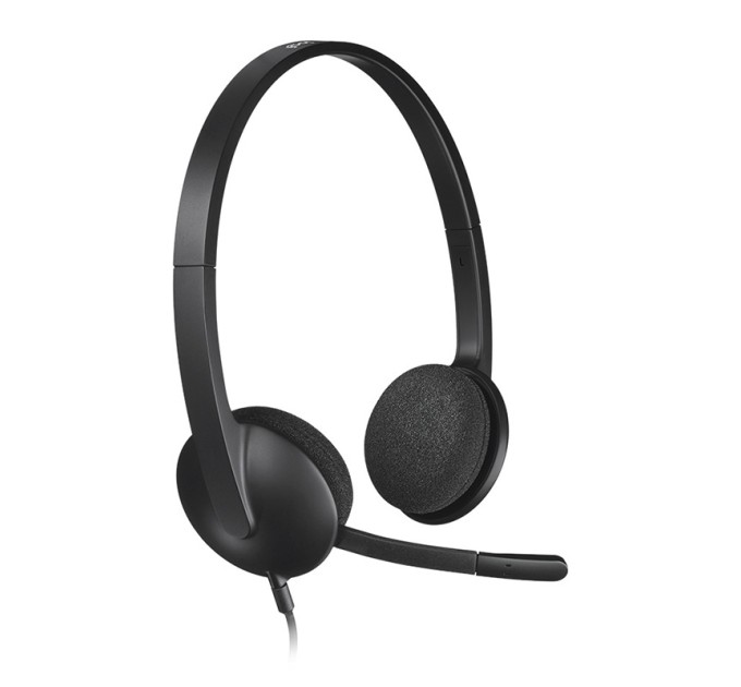 Гарнітура USB H340, чорна Logitech (981-000475)
