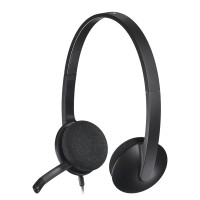 Гарнітура USB H340, чорна Logitech (981-000475)