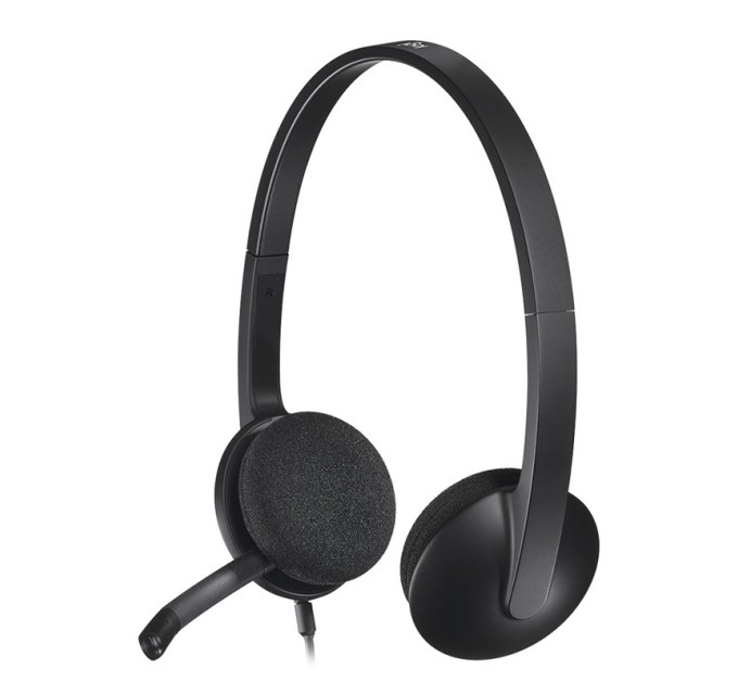 Гарнітура USB H340, чорна Logitech (981-000475)