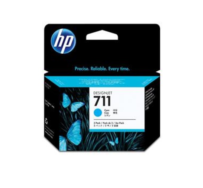 Комплект картриджів №711 3х29 мл, блакитний HP (CZ134A)