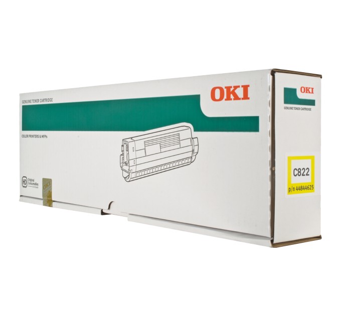 Тонер-картридж C822 жовтий Oki (44844625/44844613)