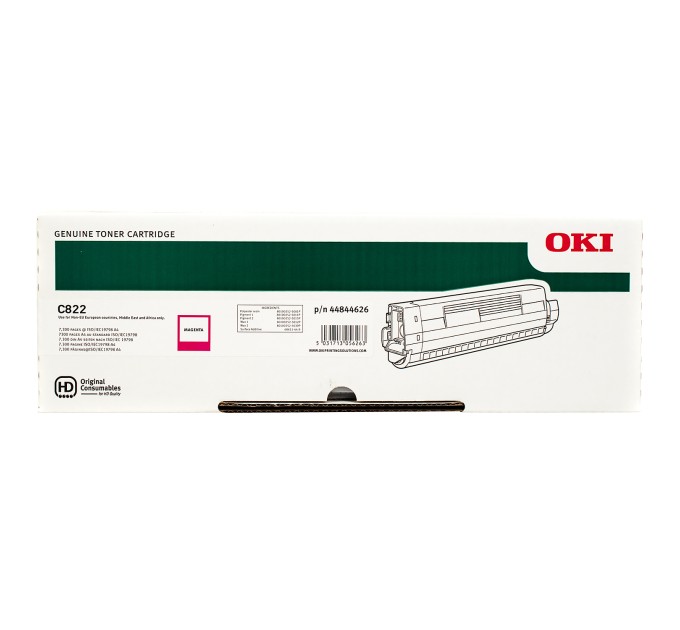 Тонер-картридж C822 пурпуровий Oki (44844626/44844614)