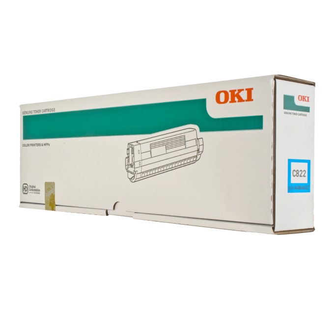 Тонер-картридж C822 блакитний Oki (44844627/44844615)