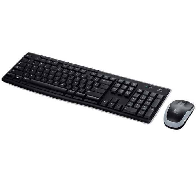 Комплект клавіатура та миша бездротовий MK270 чорний Logitech (920-004518_920-004508)