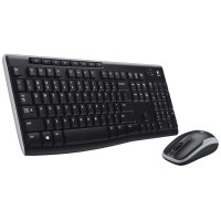 Комплект клавіатура та миша бездротовий MK270 чорний Logitech (920-004518_920-004508)