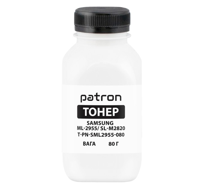 Тонер Samsung ML-2955/SL-M2820 флакон, 80 г Patron (PN-SML2955-080)