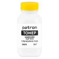 Тонер Samsung CLP-415 флакон, 75 г, жовтий Patron (PN-SCLP415-Y-075)