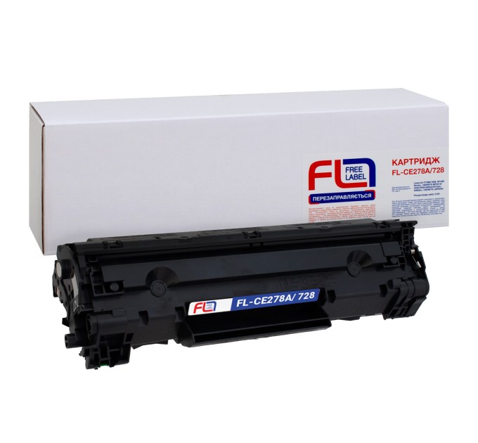 Картридж сумісний HP 78A (CE278A)/Canon 728 Free Label (FL-CE278A/728)