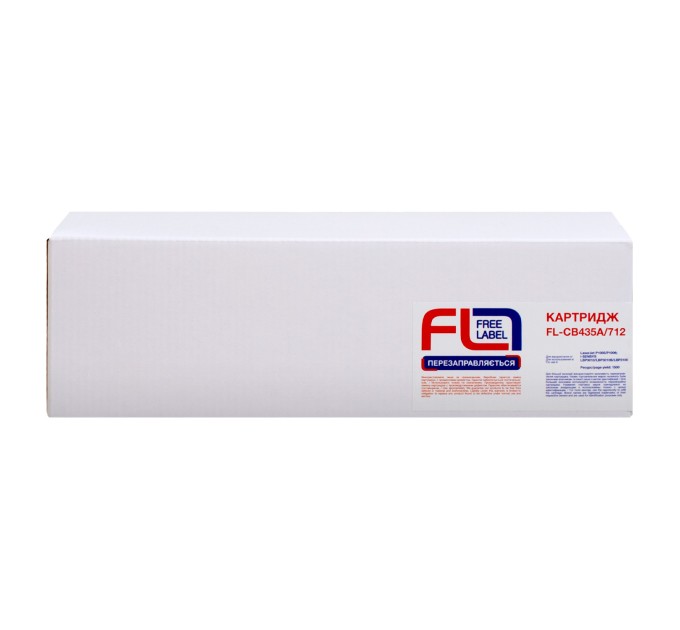 Картридж сумісний HP 35A (CB435A)/Canon 712 Free Label (FL-CB435A/712)
