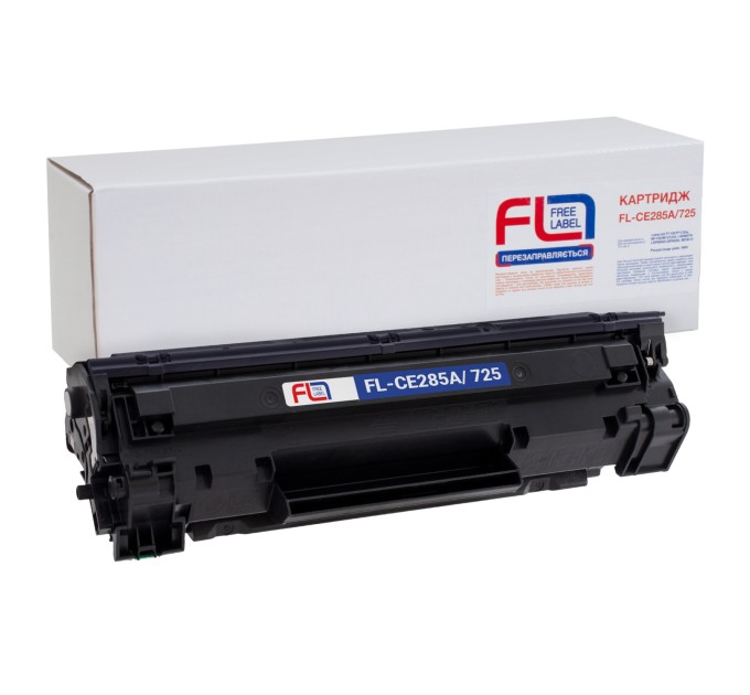 Картридж сумісний HP 85A (CE285A)/Canon 725 Free Label (FL-CE285A/725)