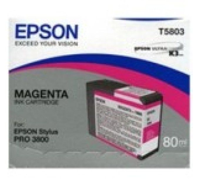 Картридж T580A00 яскраво-пурпуровий Epson (C13T580A00)