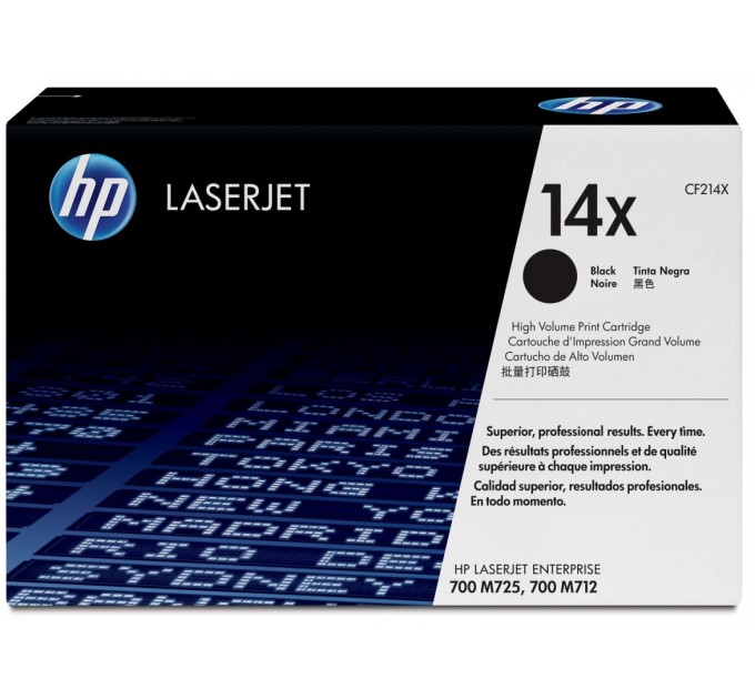 Картридж 14X чорний HP (CF214X)