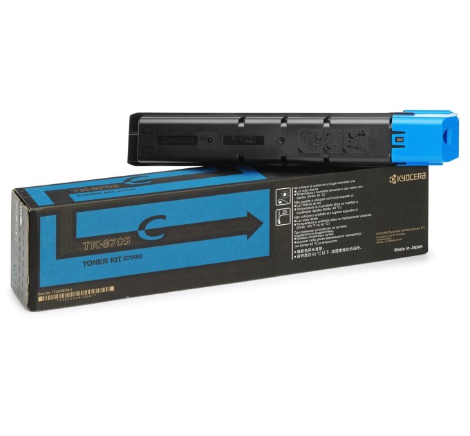 Тонер-картридж TK-8705C блакитний Kyocera Mita (1T02K9CNL0)