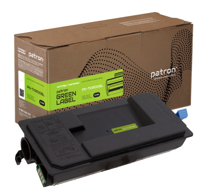Тонер-картридж сумісний Kyocera Mita TK-3100 Green Label Patron (PN-TK3100GL)