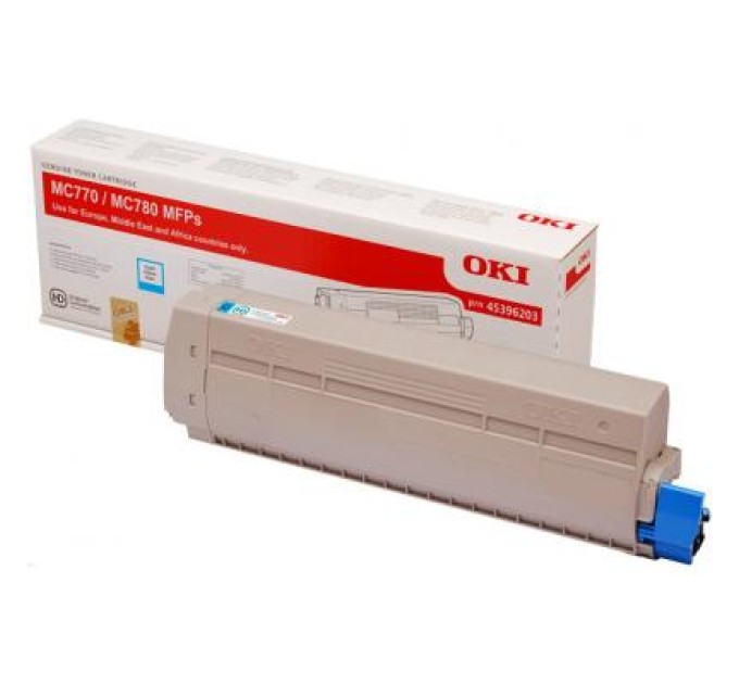 Тонер-картридж MC770/780 блакитний Oki (45396203)