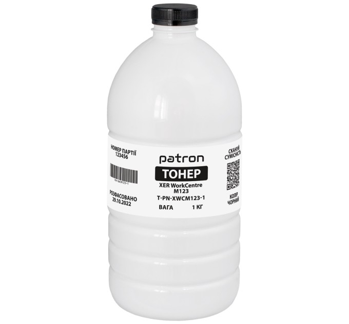 Тонер XER WorkCentre M123 флакон, 1 кг Patron (PN-XWCM123-1)